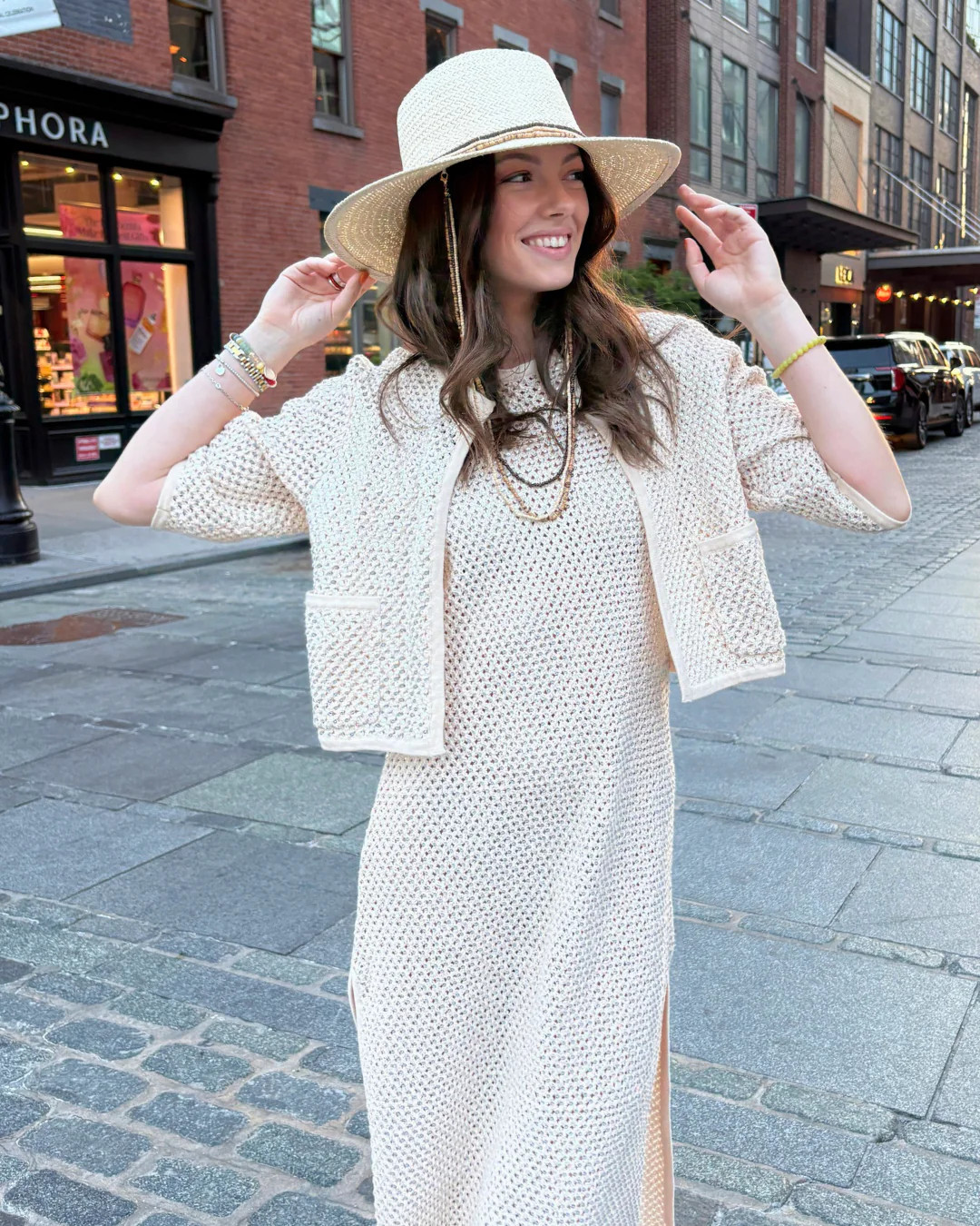 The Comporta Knit Cardigan Bisque / XS | Jocelyn