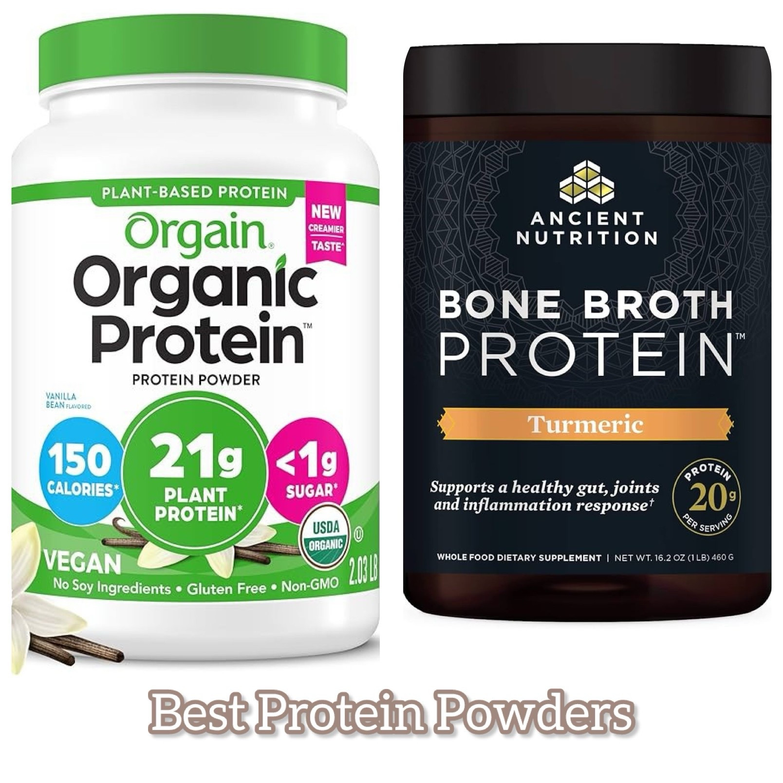 Best protein powders to add to your diet. Think sweet and savory. Yes, savory protein powder to add to soups, stews and gravy. Ancient Nutrition bone broth protein powder comes in multiple flavors and even Pure so you can as your own twist to dinner. 

Sweet protein powder to create a quick and easy protein shake or smoothie bowl as a fun alternative to breakfast. 

At 61 I’m adding more protein to my diet because you actually need more protein as you age. You can lose up to 8% per year in your 50’s and 60’s. Let’s stop that by adding these to our routine  

#fitnessgoals #proteinpowder #supplements #mealreplacement 

#LTKActive #LTKOver40 #LTKSaleAlert