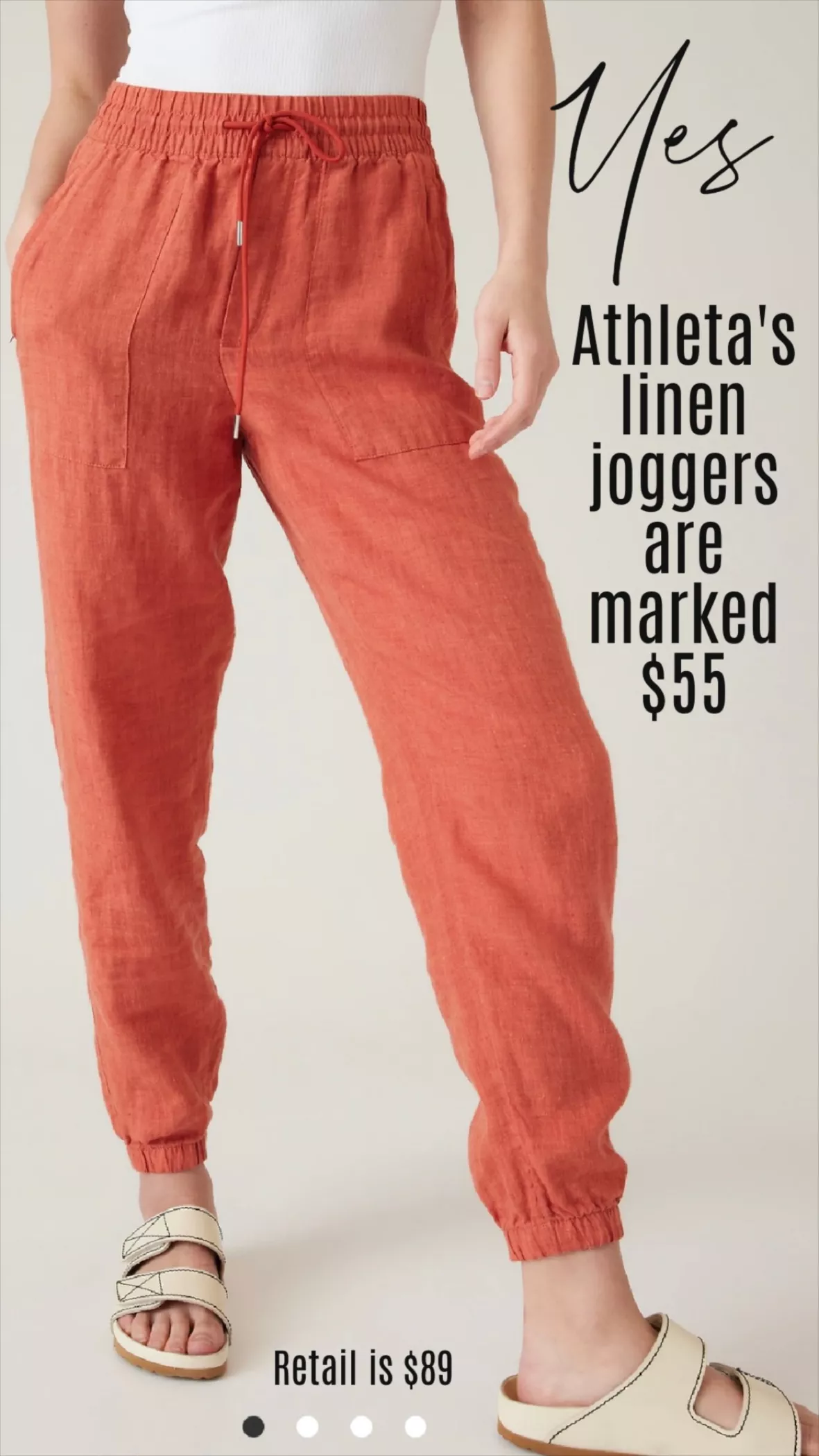 Retreat Linen Jogger curated on LTK