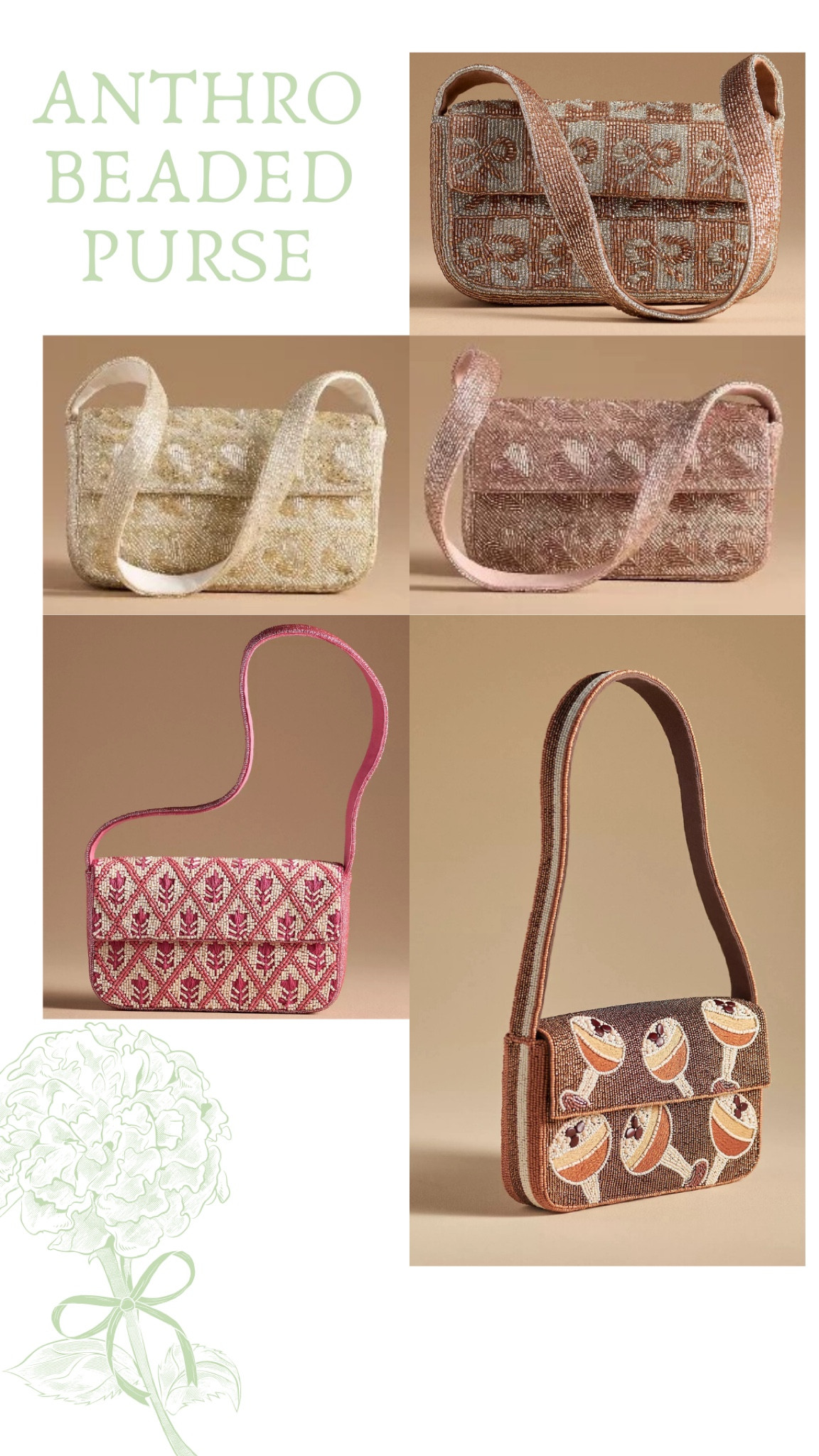 Anthropologie beaded bags>>>>😍 #beaded #purse #anthropologie #giftguide

#LTKFindsUnder100 #LTKItBag #LTKStyleTip