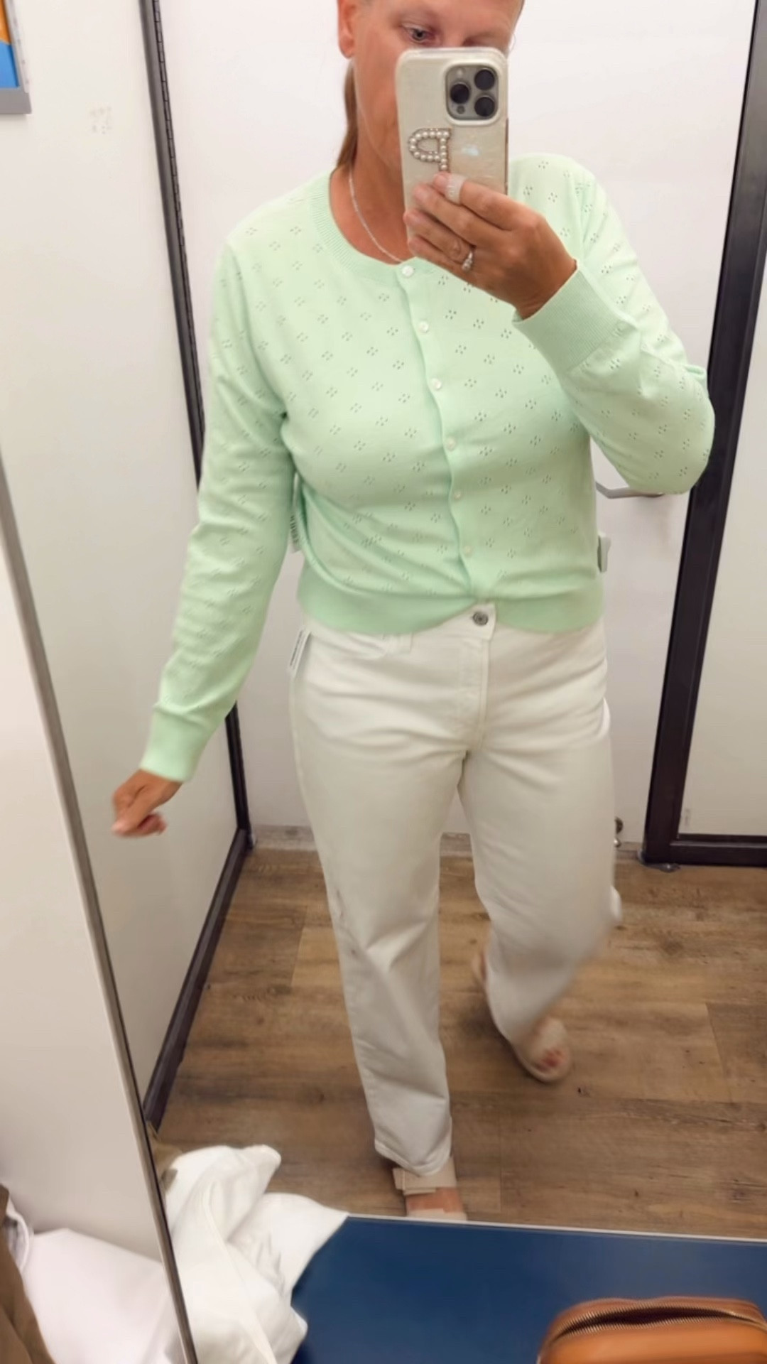 Mint is trending for spring
Love this color right now 
50% off

Lightweight cardigan, mint green cardigan, spring outfit, white jeans outfit, wardrobe staple, old navy jeans, og loose jeans, casual elevated outfit 

#LTKSeasonal #LTKOver40 #LTKSaleAlert