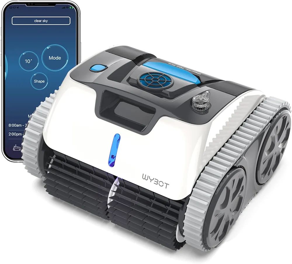 WYBOT Wall Climbing Robotic Pool Cleaner with APP Mode, Excellent Suction Power, Smart Navigation... | Amazon (US)