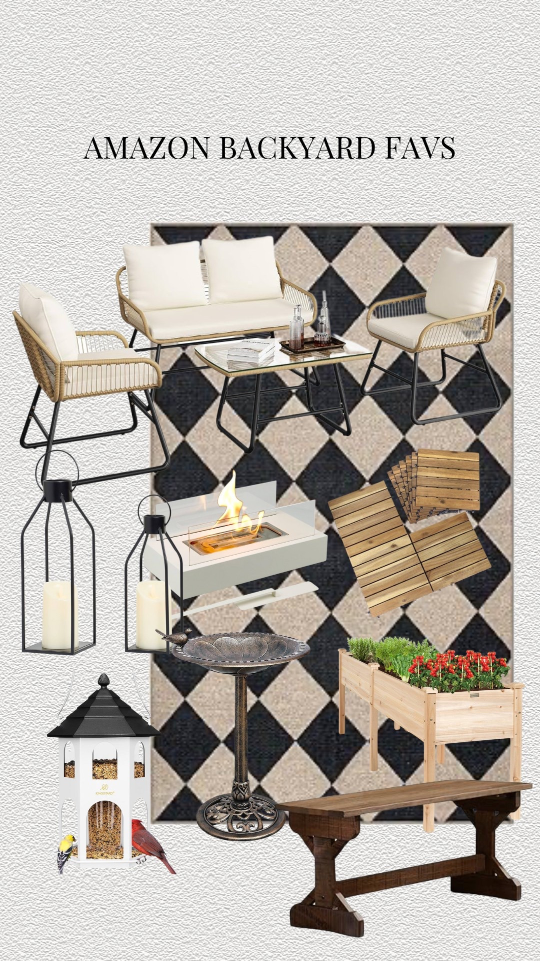 amazon backyard/patio inspo! 

#LTKHome #LTKSpringSale #LTKSeasonal