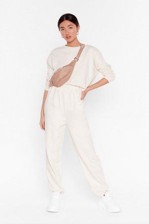 Work Together Sweater and Pleated Joggers Set | NastyGal (US & CA)