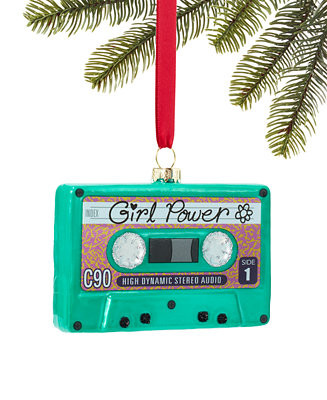 Holiday Lane Retro Holiday Green Cassette Tape Ornament, Exclusively at Macy's - Macy's | Macy's