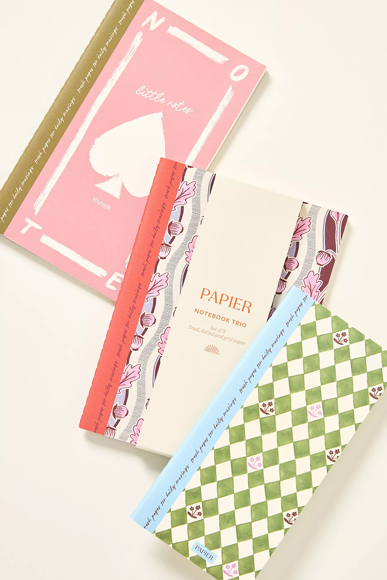 Papier x Anthropologie Shuffle the Pack Notebooks, Set of 3 | Anthropologie (US)