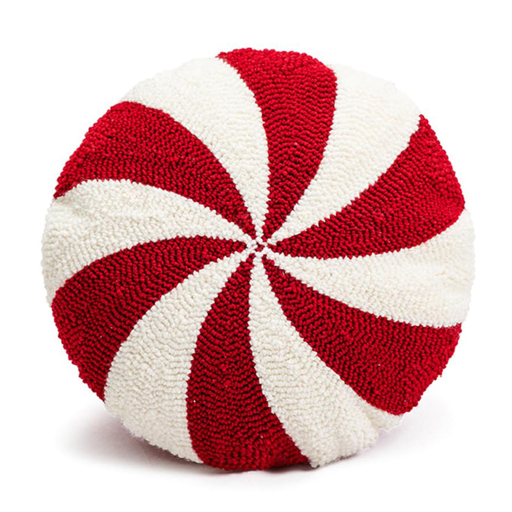 Christmas Pillows Candy Throw Pillow White Round Decorative Pillow Christmas Decorations Soft Win... | Amazon (US)