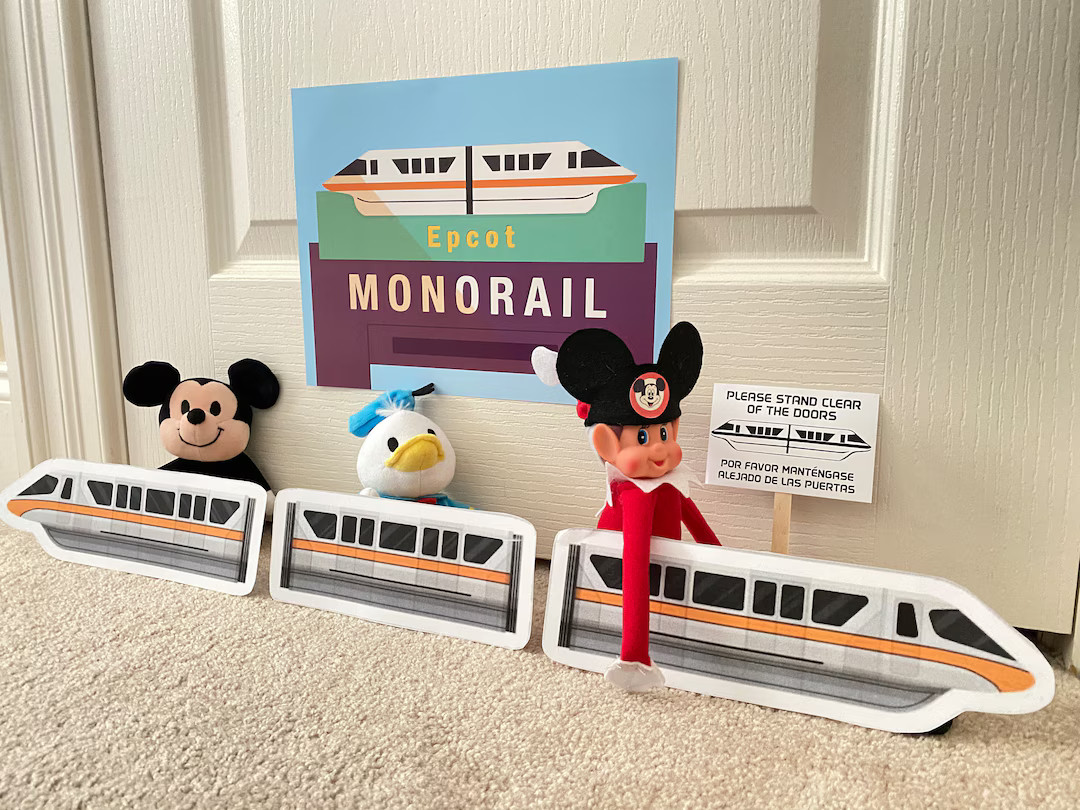 Elf Disney Monorail Scene - Etsy | Etsy (US)