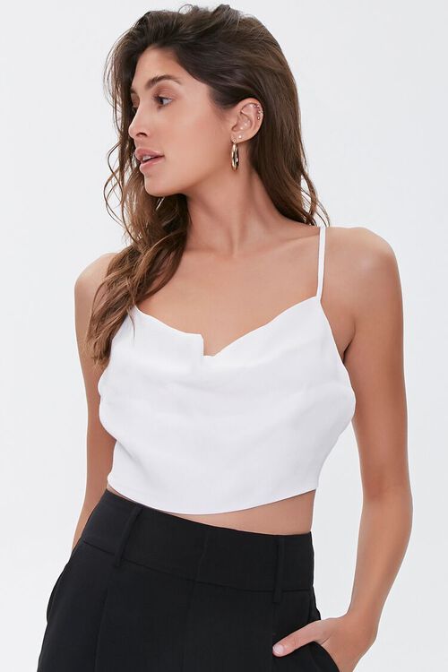 Cowl Neck Cropped Cami | Forever 21 (US)
