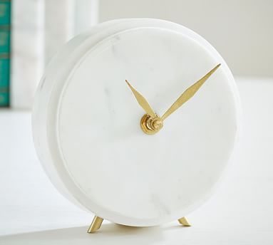 Madaline Marble Clock | Pottery Barn (US)