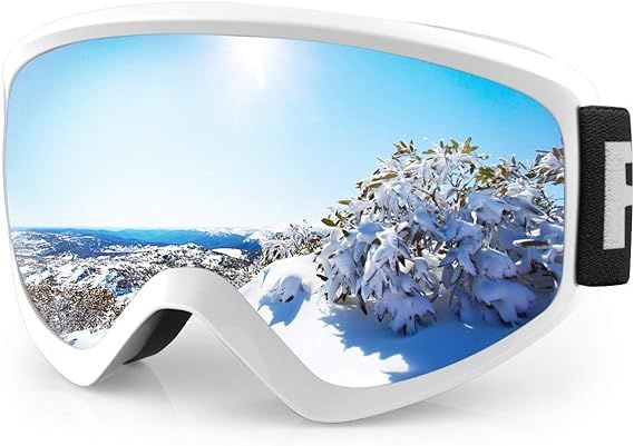 findway Kids Ski Goggles, Kids Snow Snowboard Goggles for Boys Girls Youth Teenagers,Over Glasses... | Amazon (US)