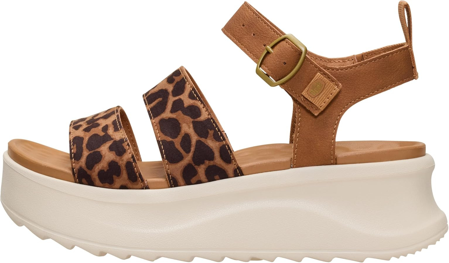 HEYDUDE Womens Delray Buckle Classic Sandal | Lightweight Platform Sandal with EVA Footbed and Ad... | Amazon (US)