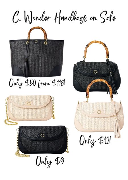 These C. Wonder handbags are on major major sale! As low as $9! These are stunning for spring and summer and look like designer handbags!

Walmart fashion, Walmart finds, summer bag, summer handbag, spring bag, spring handbag

#LTKitbag #LTKsalealert #LTKstyletip