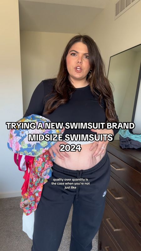 Trying summersalt for the first time and I’ll be a shopper for LIFE - I can tell the quality of the swimsuits is amazing and I’ll be able to use them for years! I ordered a size 14 and all and they also have options for long torso!!

Which one is your favorite? 

Midsize swimsuit, midsize one piece, long torso, size 12, size 14, midsize fashion, midsize style, Mom Pooch, Mom style, Mom outfit, one piece swimsuit, midsize vacation outfit, midsize resort wear, midsize spring, midsize summer 

#LTKmidsize #LTKSeasonal #LTKswim