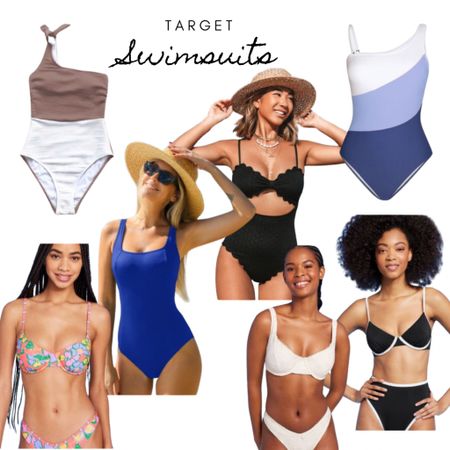 Target @target swimwear swimsuits bikini high rise one piece summer 