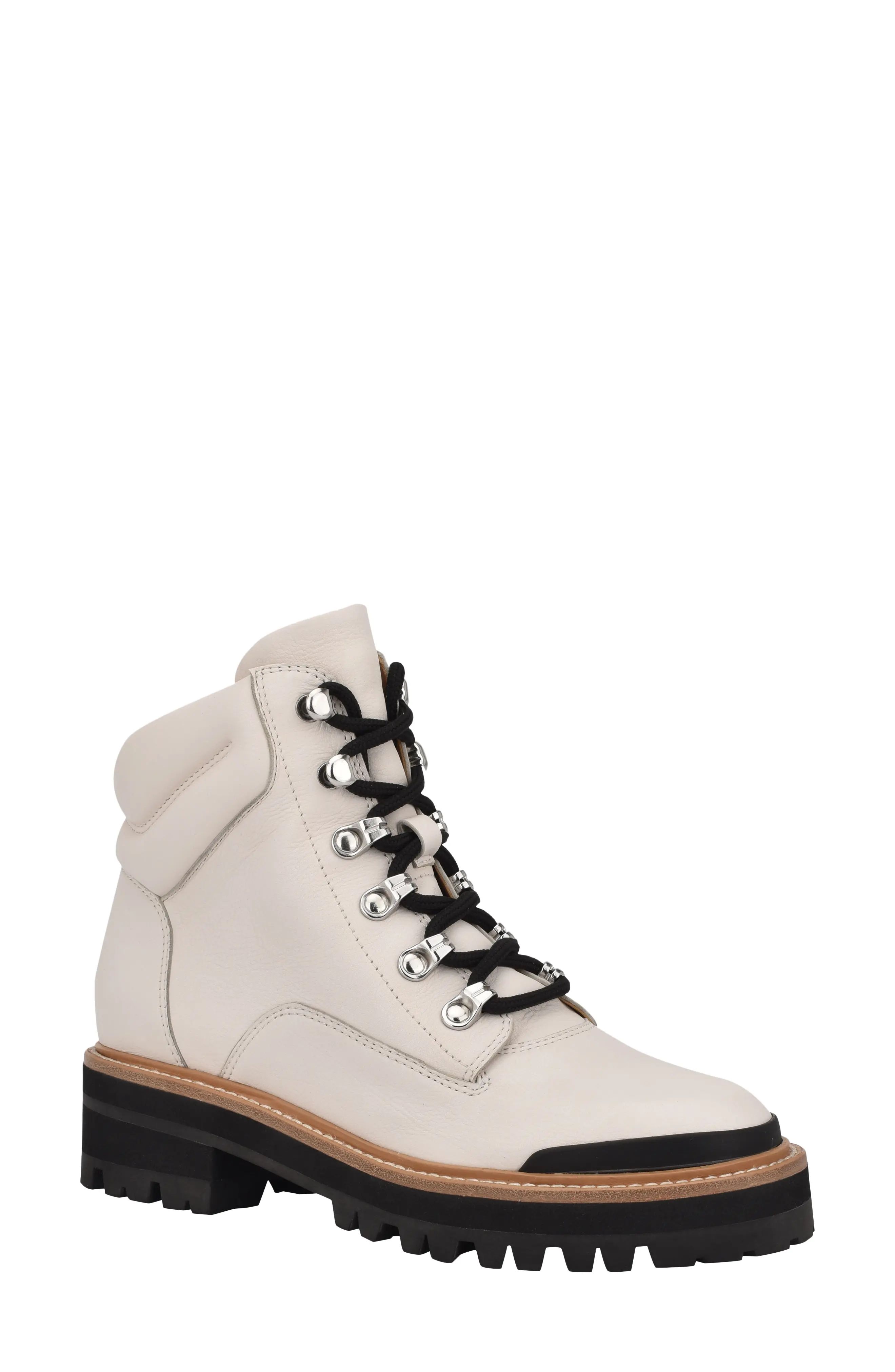 Women's Marc Fisher Ltd Idaran Hiking Boot, Size 7.5 M - White | Nordstrom