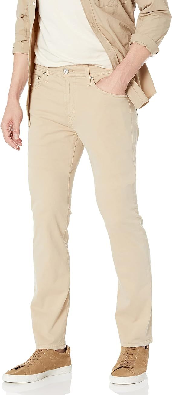 AG Adriano Goldschmied Men's Everett Slim Straight Jeans | Amazon (US)