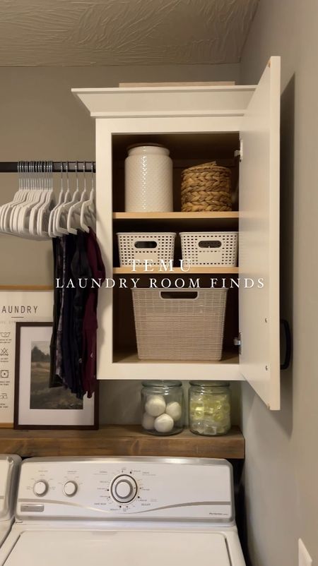 Thanks to my laundry room finds from Temu, this space is a lot more organized 👏🏻👏🏻 I couldn’t believe how many items I could shop for in this category!

#LTKFindsUnder50 #LTKHome #LTKVideo
