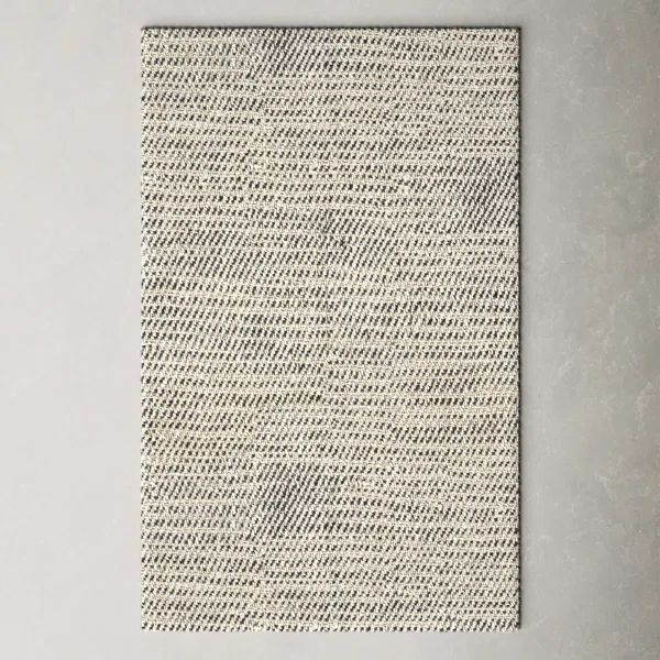 Owen Handmade Hand-Loomed Jute/Sisal Area Rug in White/Black | Wayfair North America