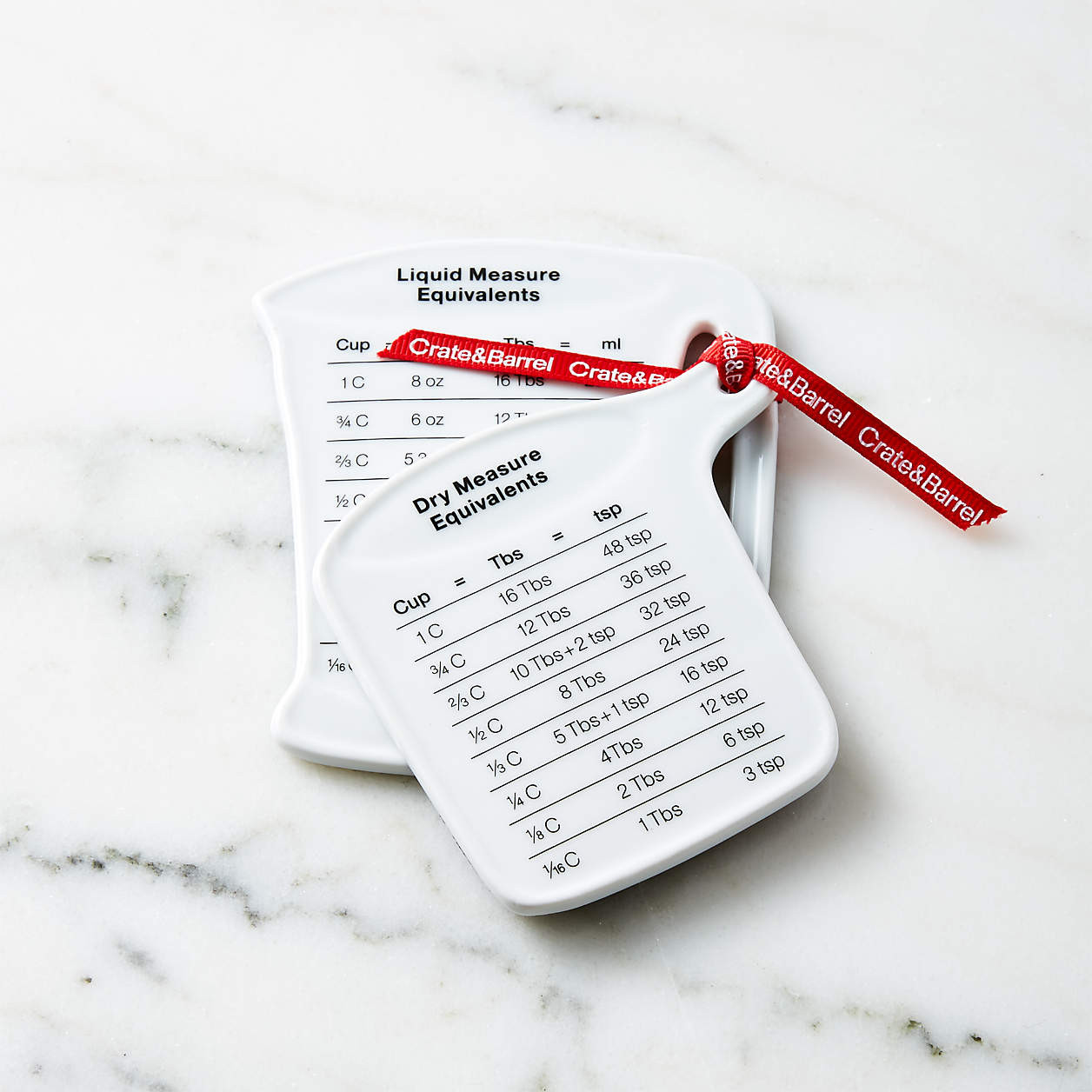 2-Piece Measuring Conversion Magnet Set + Reviews | Crate & Barrel | Crate & Barrel