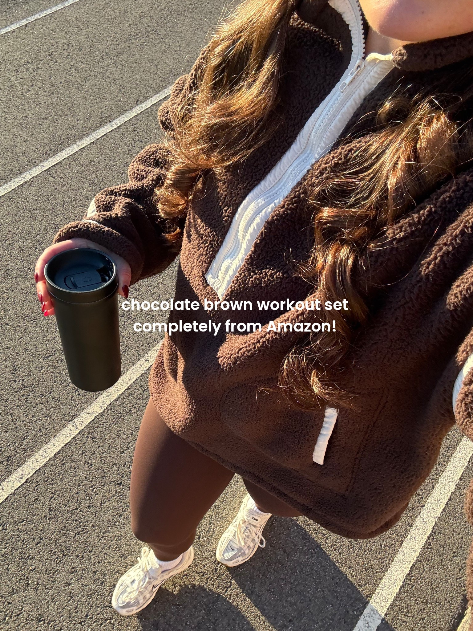 Chocolate brown is the color of the season and this set is completely from Amazon and SO GOOD! 🤎

#LTKHoliday #LTKfitnessgoals #LTKmorningroutine