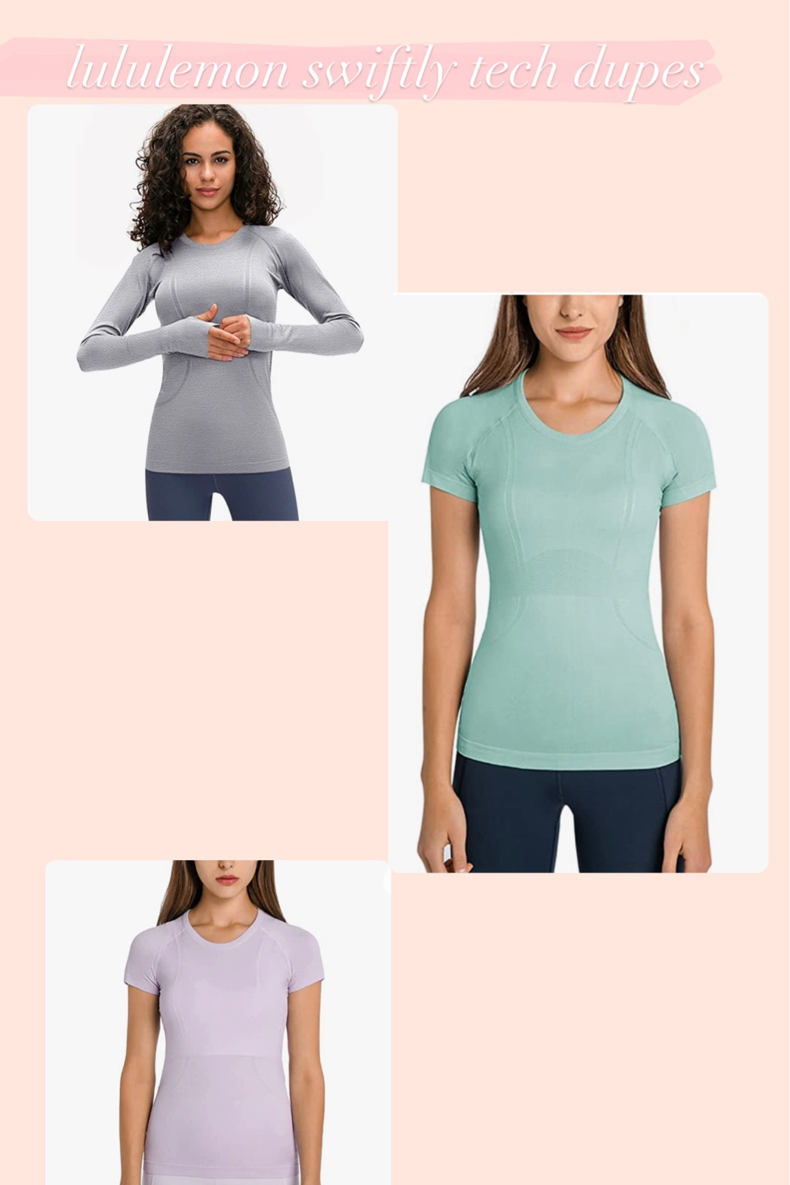 lululemon swifty tech dupe!!!!!