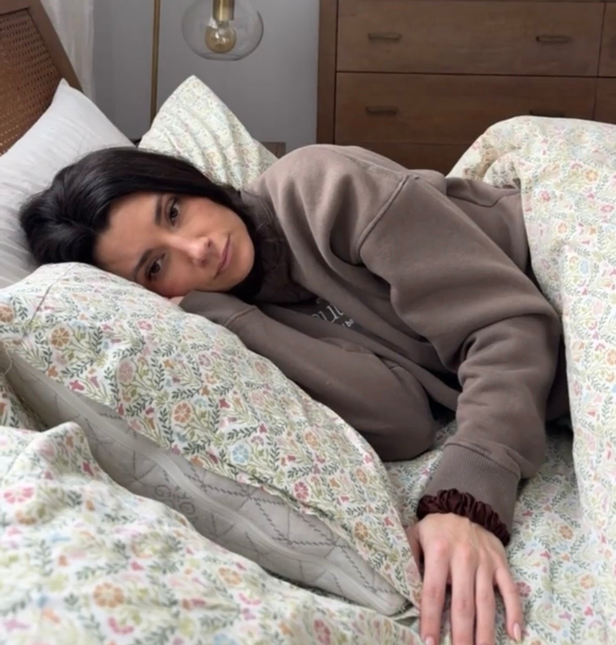 Spring bedding on the coziest Sunday 🌷 do I need a gallery wall in here? 

#LTKmomlife #LTKdayinmylife #LTKHome