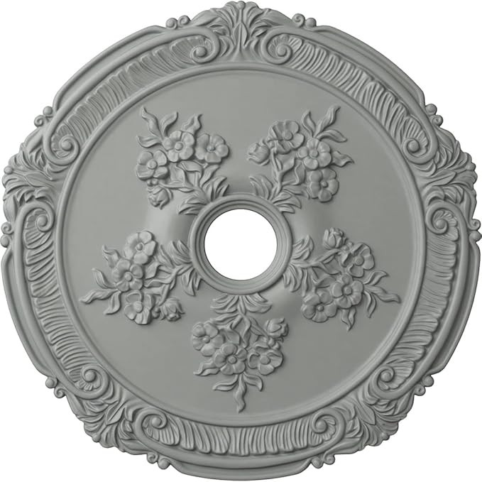 Ekena Millwork CM26AT Attica with Rose Ceiling Medallion, 26"OD x 3 3/4"ID x 1 1/2"P, Factory Pri... | Amazon (US)