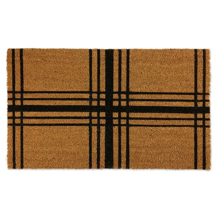 DII Black Farmhouse Plaid Doormat - Walmart.com | Walmart (US)