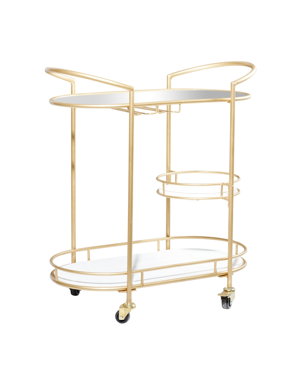 Metal Contemporary Bar Cart | Macys (US)
