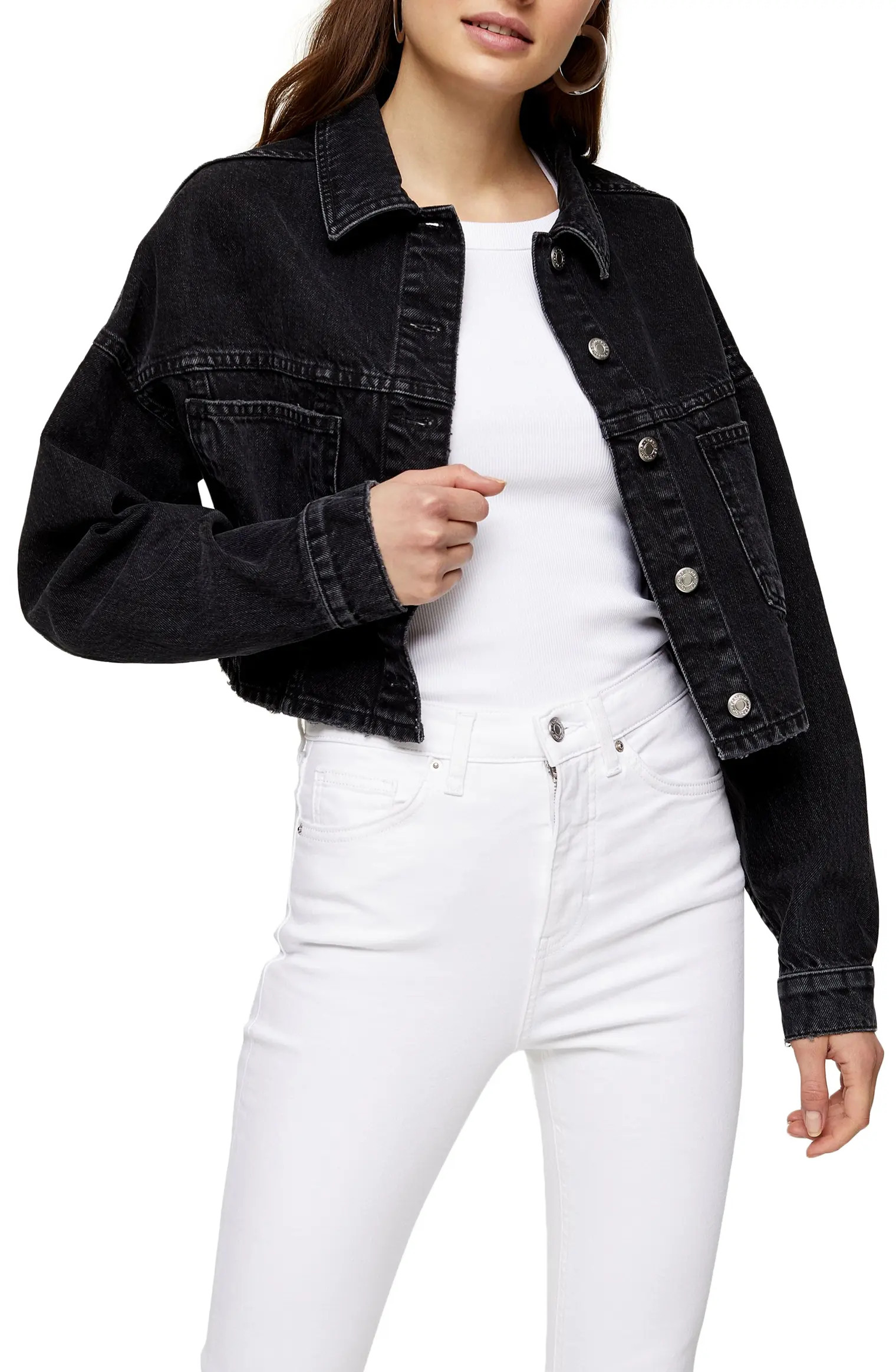 Crop Denim Jacket | Nordstrom