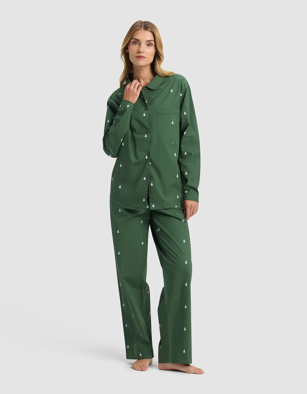 Women's Sutton Long Sleeve Pajama Set | Cozy Earth