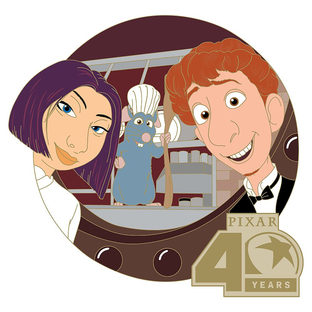 D23-Exclusive Ratatouille Pin – Pixar Animation Studios 40th Anniversary – Limited Edition | Disney Store