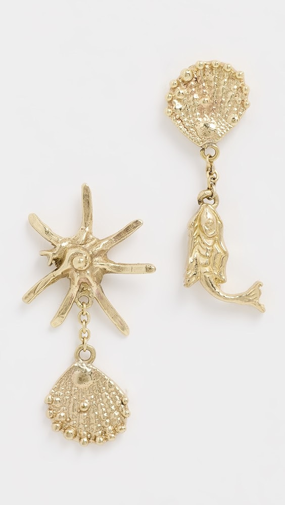 ALÉMAIS Reverie Assymetric Drop Earrings | Shopbop | Shopbop