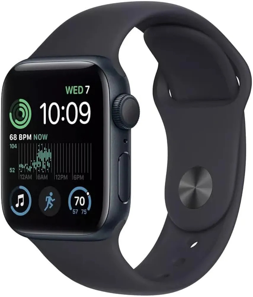 Apple Watch Series 7 (GPS, 45mm) Midnight Aluminum Case with Midnight Sport Band (Renewed) | Amazon (US)