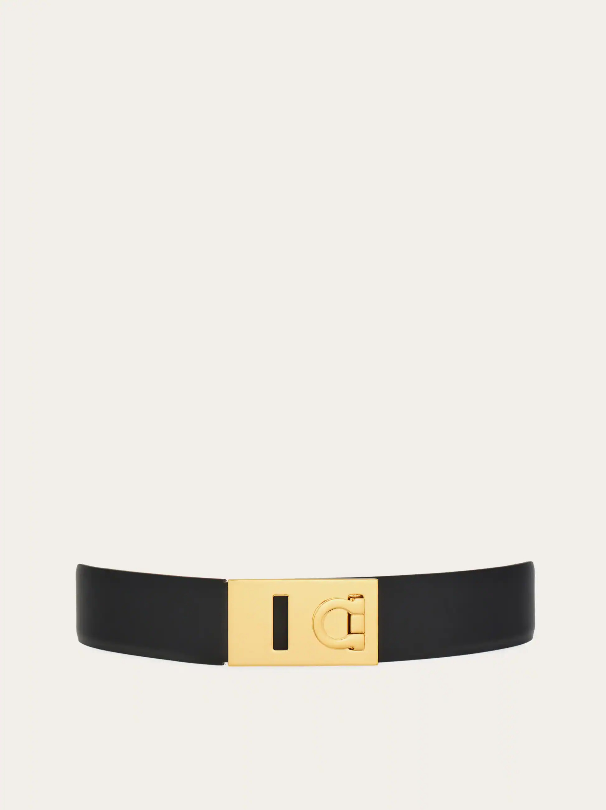 Ferragamo Women Adjustable Hug belt Black | Ferragamo
