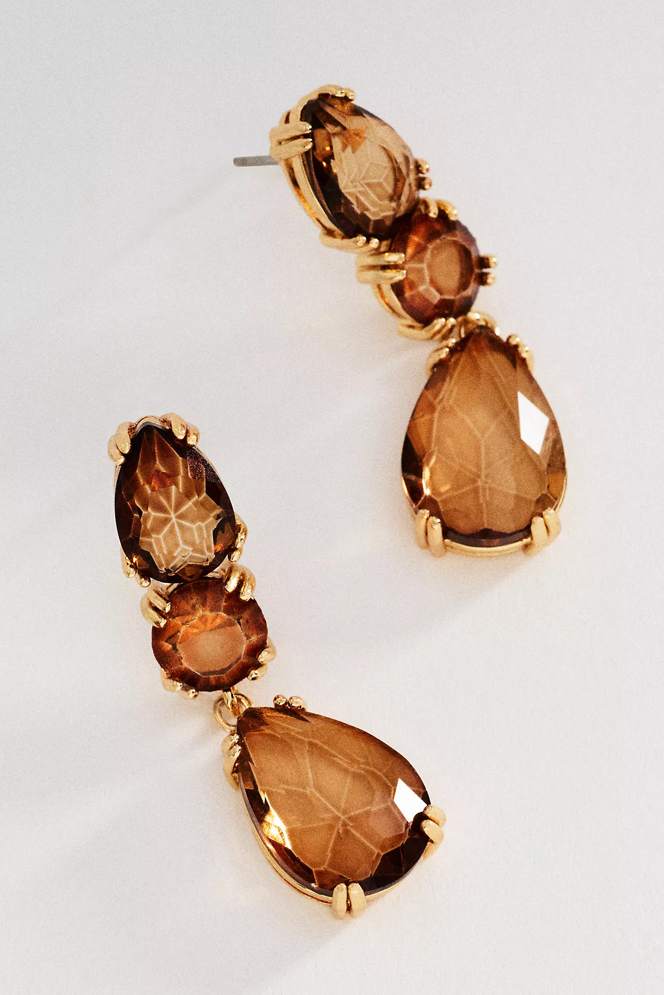 Gradient Crystal Drop Earrings | Anthropologie (US)