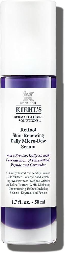 Kiehl's Daily Micro-Dose Anti-Aging Retinol Facial Serum, Reduces Wrinkles, Firms Skin, Evens Ski... | Amazon (US)