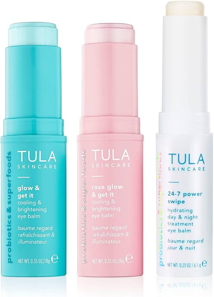TULA Eye Balm Extravaganza, Dark Circle Under Eye Treatment, 0.93 oz (Pack of 3) | Amazon (US)