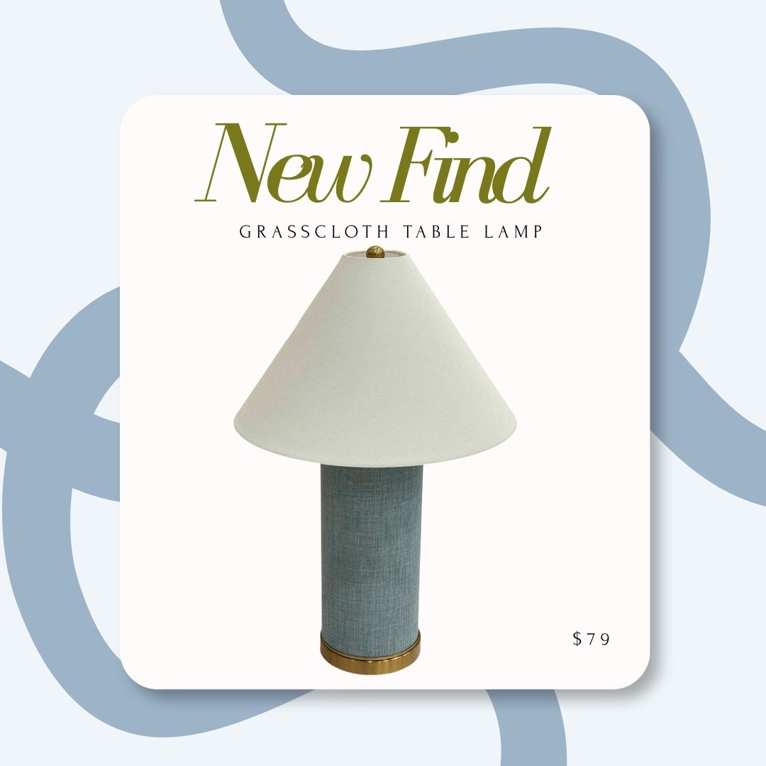 Gorgeous blue grasscloth table lamp only $79! 

Grasscloth, lamp, table lamp, blue lamp, coastal decor, coastal lamp

Comment SHOP below to receive a DM with the link to this post on my LTK ⬇ https://liketk.it/6mrjV