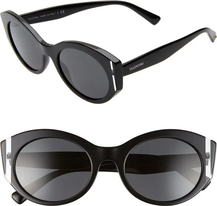 Valentino 53mm Cat Eye Sunglasses | Nordstrom | Nordstrom