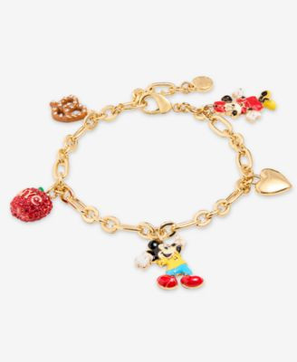 Disney | Macy's Mickey Mouse & Minnie Mouse NYC Charm Bracelet, Macy's Exclusive | Macy's