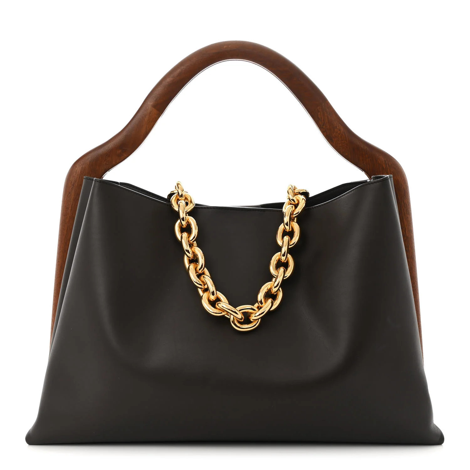 Bottega Veneta Calfskin Wood Mount Fondant 1718447 | FASHIONPHILE (US)