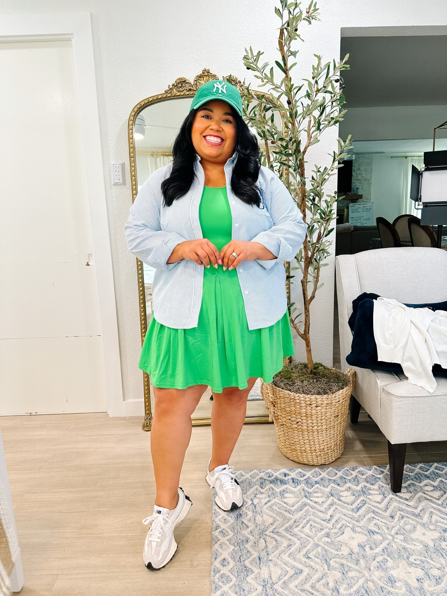 casual dress with tennis shoes 10 Ways to Wear Sneakers With Any Dress in Your Closet