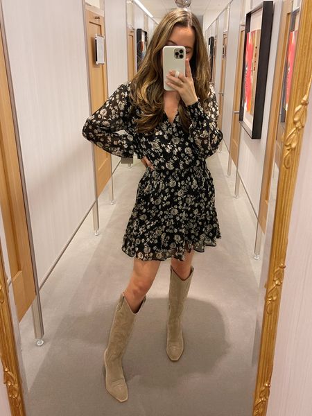 NSALE Floral Mini dress! Loooove this dress styled with Dolce Vita Western Boots! 

Nordstrom sale, Oh So Glam, fall outfit  

#LTKFind #LTKsalealert #LTKxNSale