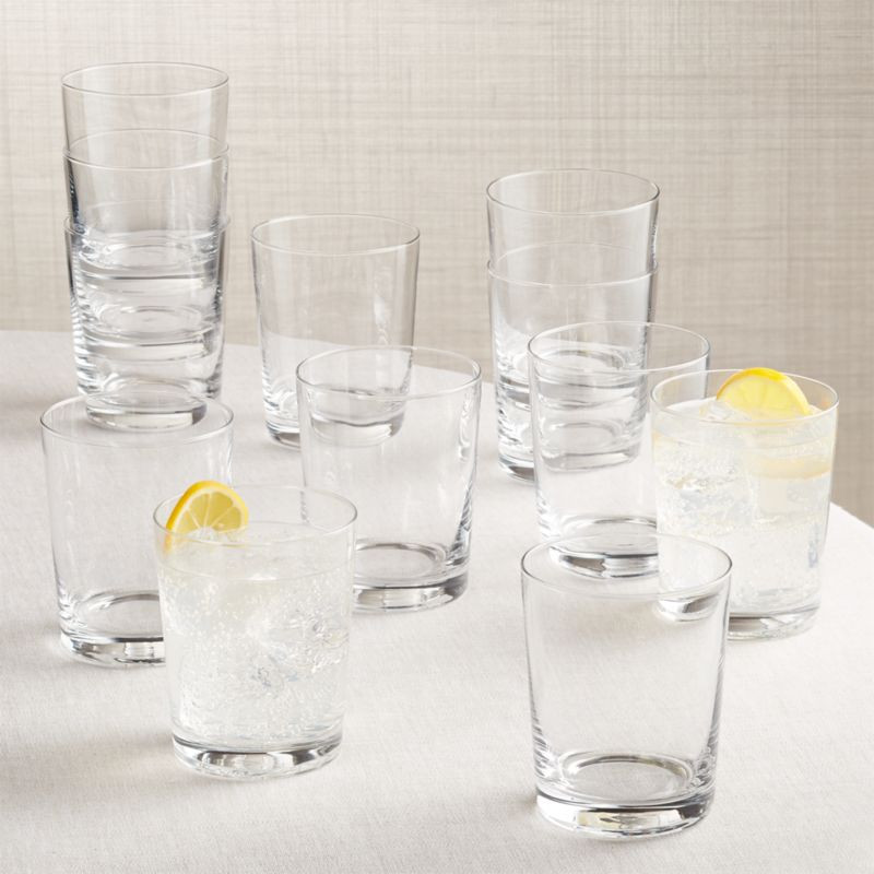 Biggs Double Old-Fashioned Set of 12 + Reviews | Crate & Barrel | Crate & Barrel