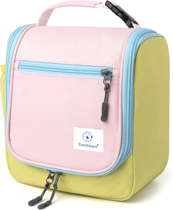 Genteen Kids Lunch Box, Insulated Lunch Bag for Kids, Toddler, Girl, and Boy; Holds Lunch Box, Wa... | Amazon (US)