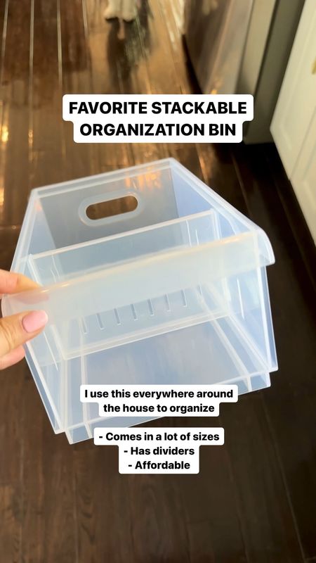 The best stackable, clear, plastic organization bins. I use this everywhere in the house to organize beauty products, kitchen, medicine, etc. It’s affordable and comes in a lot of sizes.

home organization, organization tip, beauty organizer, bathroom organization, bathroom organizer, kitchen organizer, kitchen organization

#LTKunder100 #LTKhome
