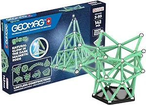 Geomag, Recycled Glow, Magnetic Constructions with Glow Effect, Magnetic Bars Glowing in The Dark... | Amazon (US)
