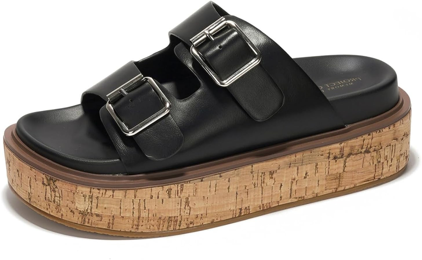 Wedge Sandals for Women, Leather Summer Sandals w/Memory Foam Insole Wedges for women - Platform ... | Amazon (US)